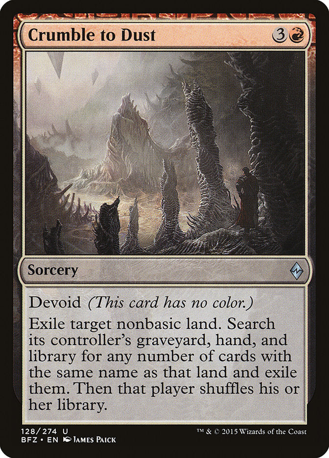 Crumble to Dust [Battle for Zendikar] | Gear Gaming Fayetteville
