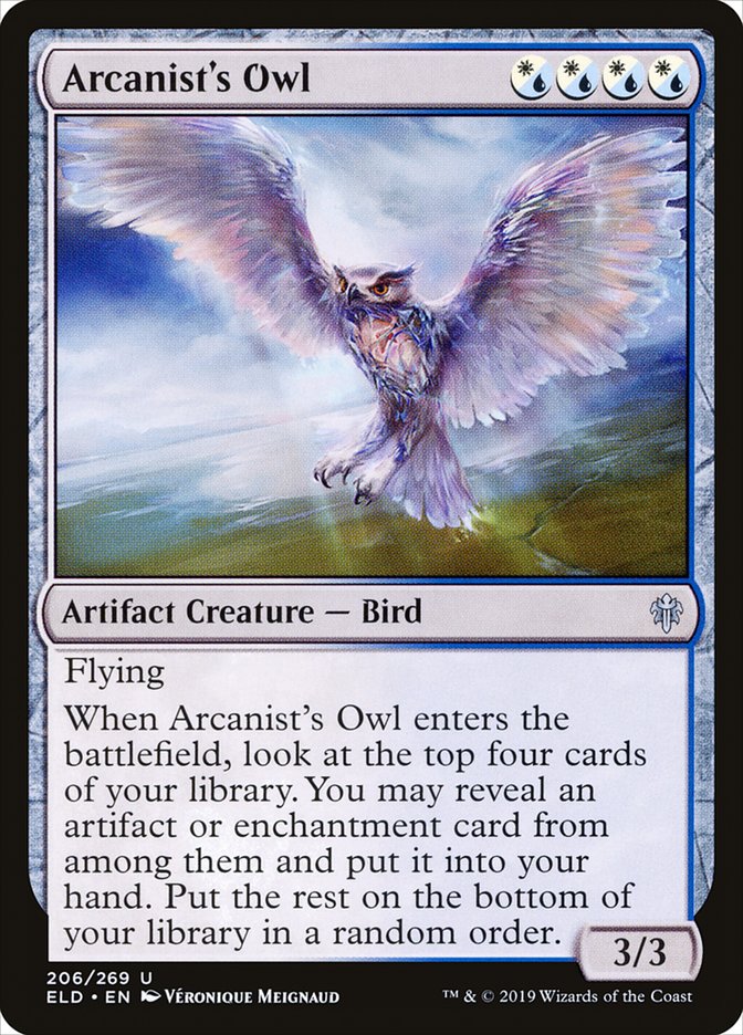 Arcanist's Owl [Throne of Eldraine] | Gear Gaming Fayetteville