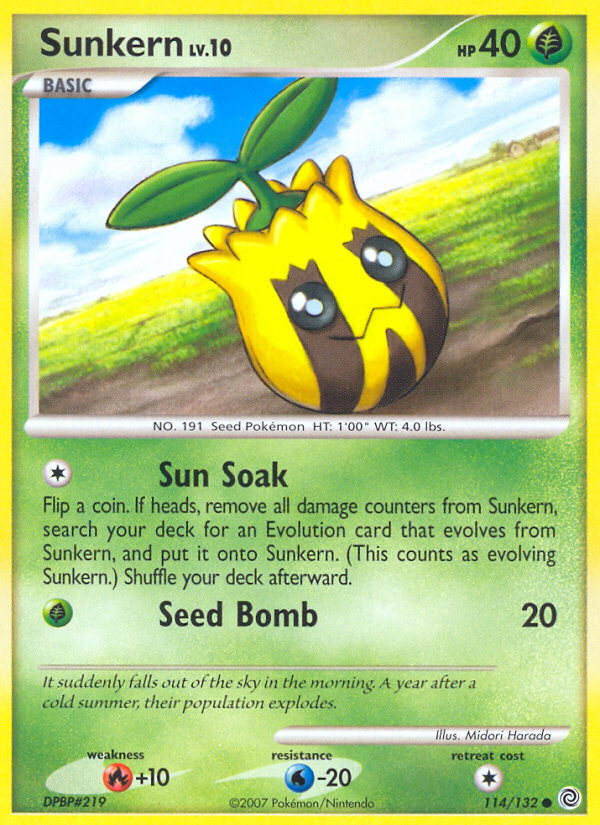 Sunkern (114/132) [Diamond & Pearl: Secret Wonders] | Gear Gaming Fayetteville