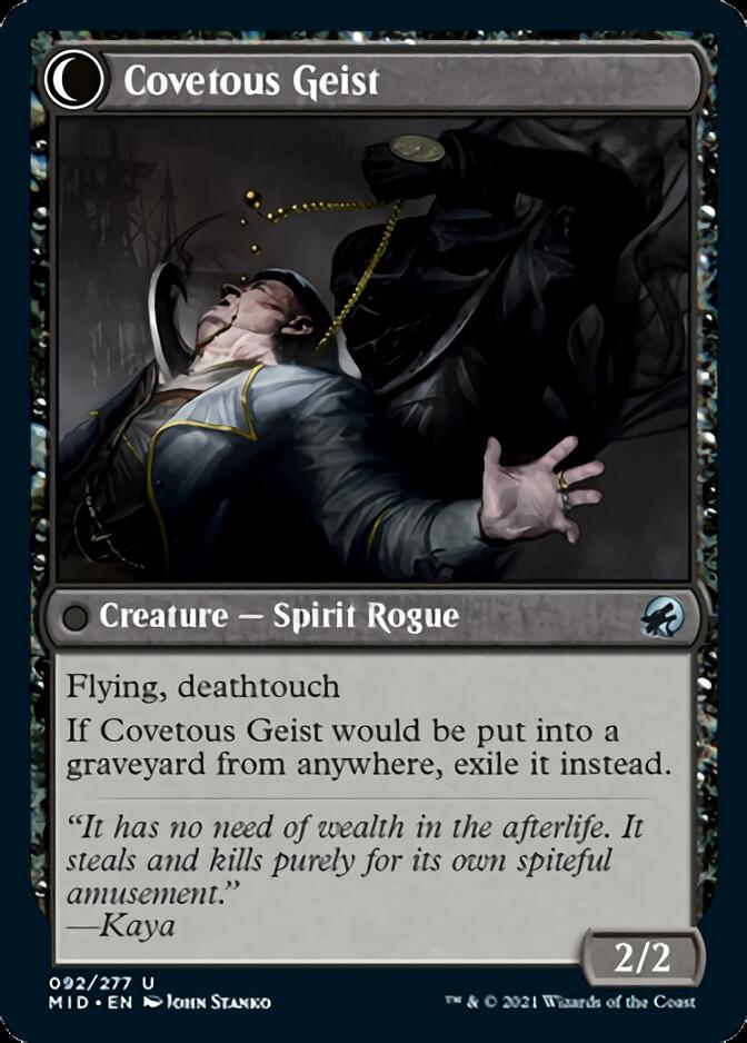 Covert Cutpurse // Covetous Geist [Innistrad: Midnight Hunt] | Gear Gaming Fayetteville