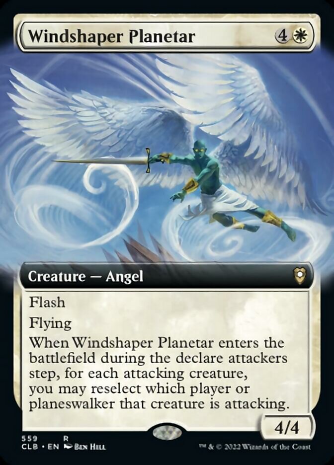 Windshaper Planetar (Extended Art) [Commander Legends: Battle for Baldur's Gate] | Gear Gaming Fayetteville