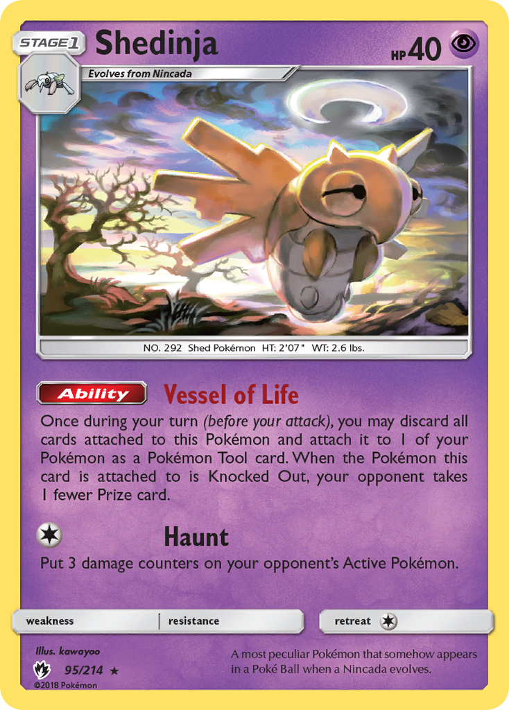 Shedinja (95/214) [Sun & Moon: Lost Thunder] | Gear Gaming Fayetteville