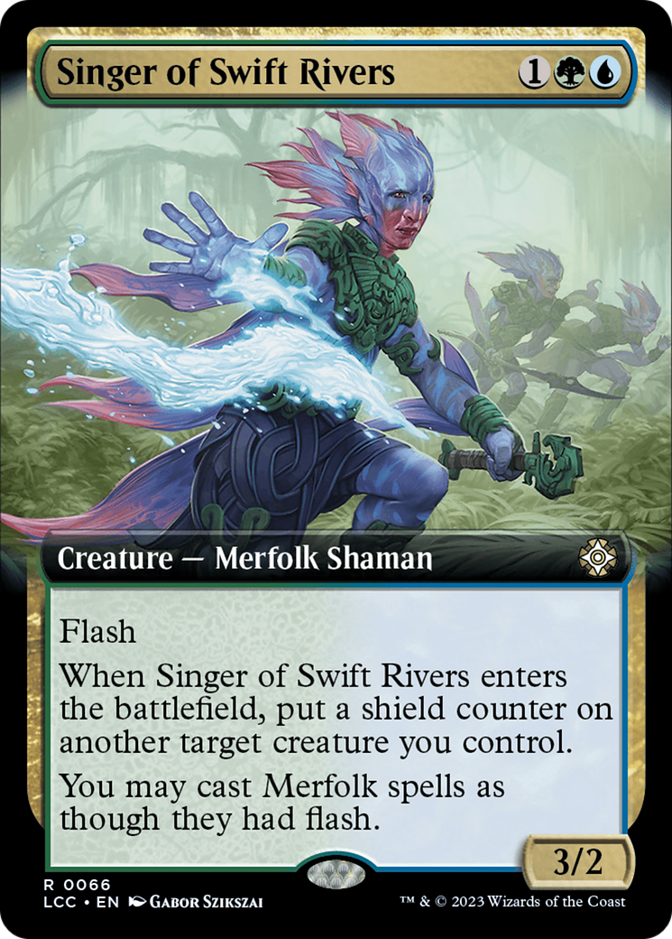 Singer of Swift Rivers (Extended Art) [The Lost Caverns of Ixalan Commander] | Gear Gaming Fayetteville