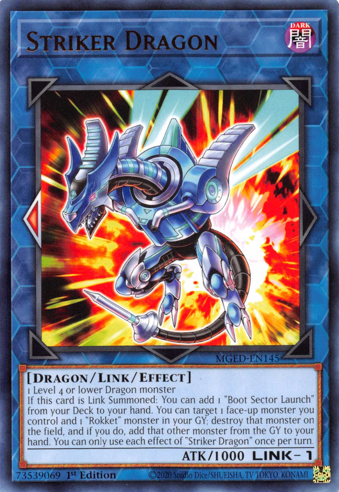 Striker Dragon [MGED-EN145] Rare | Gear Gaming Fayetteville