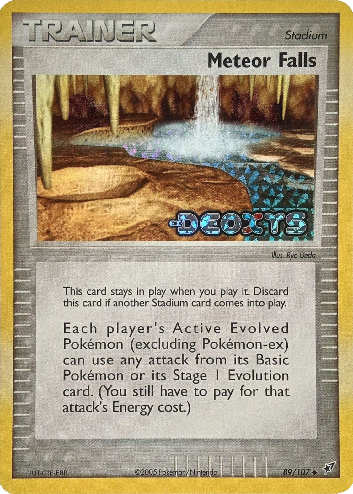 Meteor Falls (89/107) (Stamped) [EX: Deoxys] | Gear Gaming Fayetteville