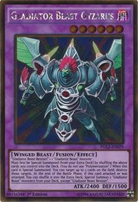 Gladiator Beast Gyzarus [Premium Gold: Return of the Bling] [PGL2-EN079] | Gear Gaming Fayetteville