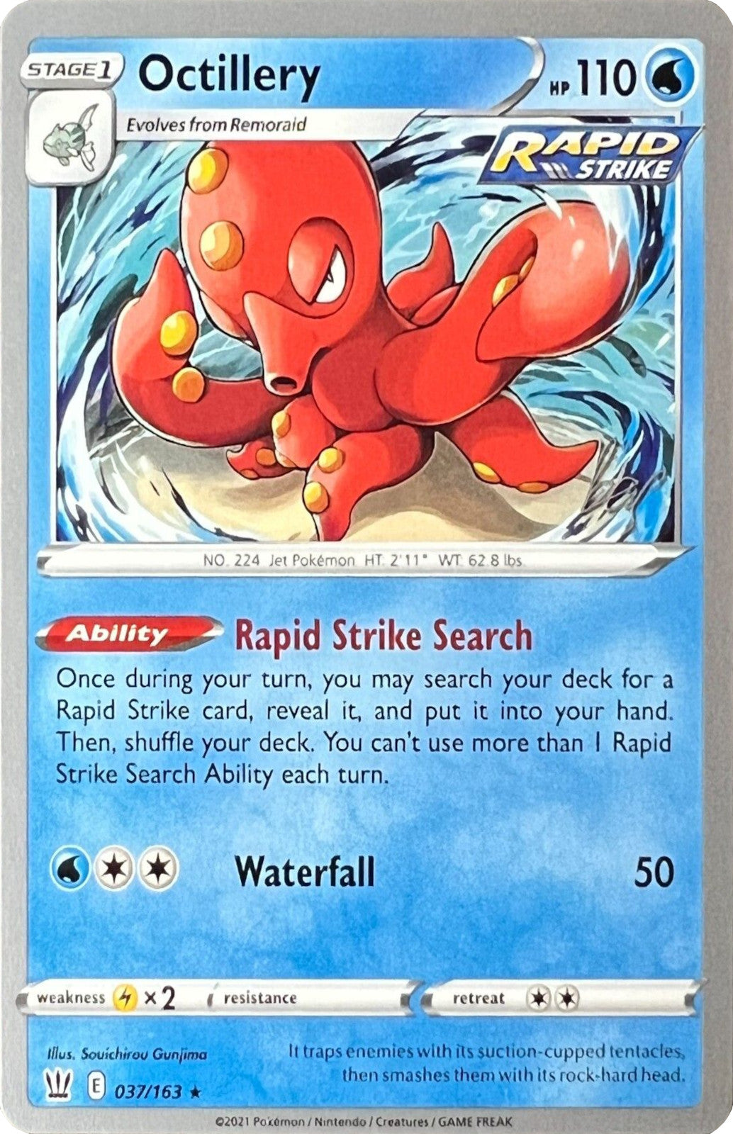 Octillery (037/163) (Cheryl Again - Sebastian Lashmet) [World Championships 2022] | Gear Gaming Fayetteville