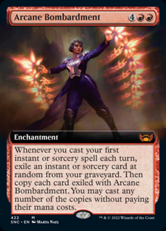 Arcane Bombardment (Extended Art) [Streets of New Capenna] | Gear Gaming Fayetteville