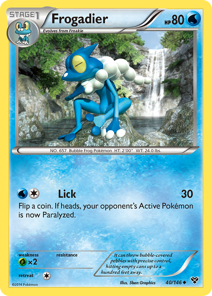 Frogadier (40/146) [XY: Base Set] | Gear Gaming Fayetteville