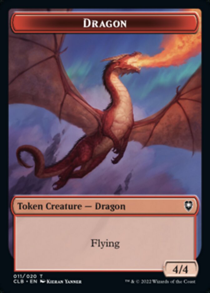 Dragon Token [Commander Legends: Battle for Baldur's Gate Tokens] | Gear Gaming Fayetteville