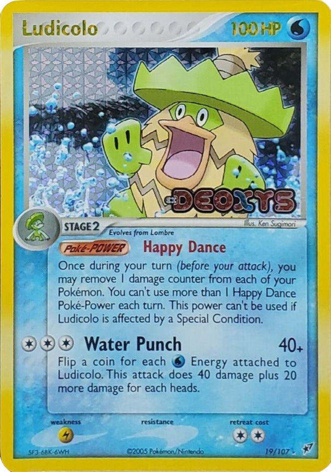 Ludicolo (19/107) (Stamped) [EX: Deoxys] | Gear Gaming Fayetteville