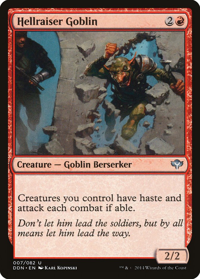 Hellraiser Goblin [Duel Decks: Speed vs. Cunning] | Gear Gaming Fayetteville