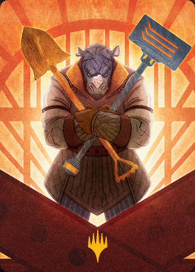 Mr. Orfeo, the Boulder Art Card (Gold-Stamped Signature) [Streets of New Capenna Art Series] | Gear Gaming Fayetteville