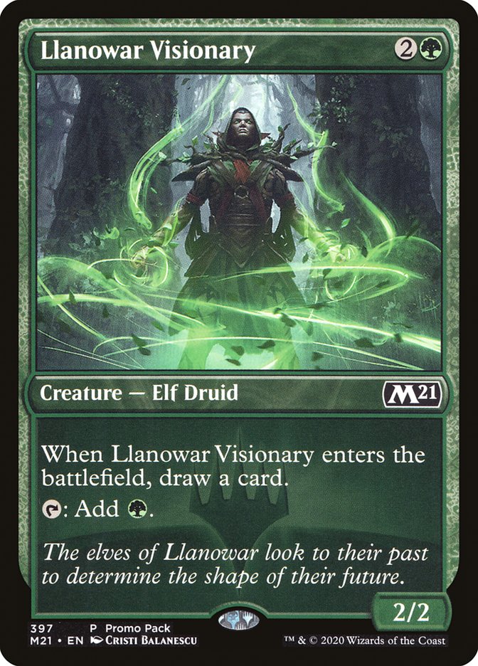 Llanowar Visionary (Promo Pack) [Core Set 2021 Promos] | Gear Gaming Fayetteville