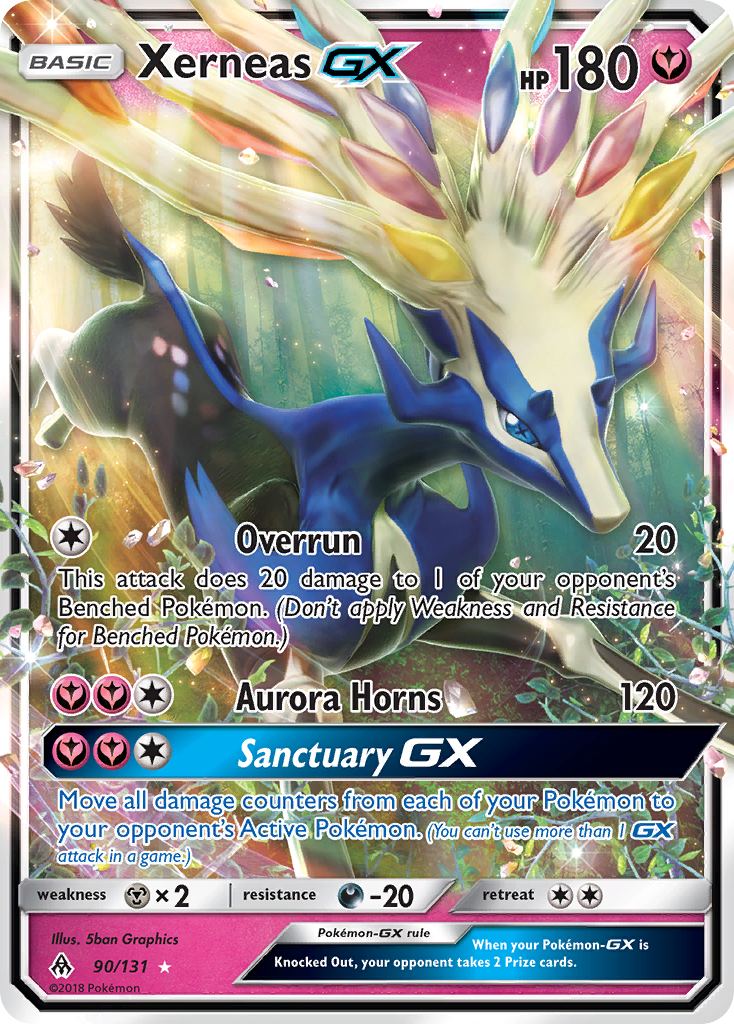 Xerneas GX (90/131) [Sun & Moon: Forbidden Light] | Gear Gaming Fayetteville