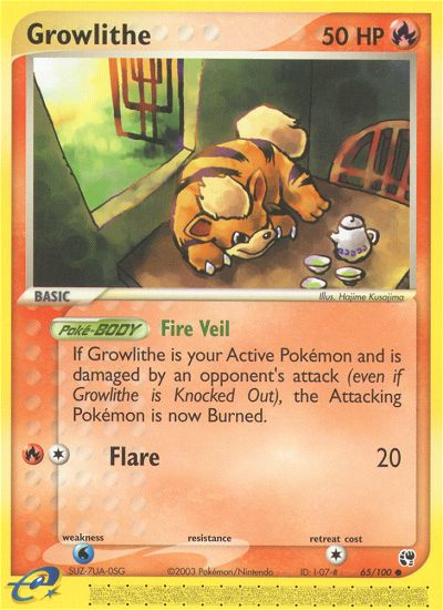 Growlithe (65/100) [EX: Sandstorm] | Gear Gaming Fayetteville