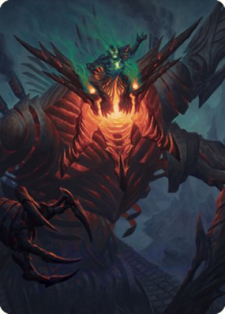 Mishra, Lost to Phyrexia Art Card [The Brothers' War Art Series] | Gear Gaming Fayetteville