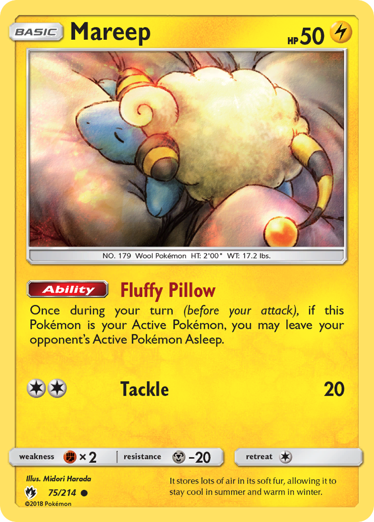 Mareep (75/214) [Sun & Moon: Lost Thunder] | Gear Gaming Fayetteville