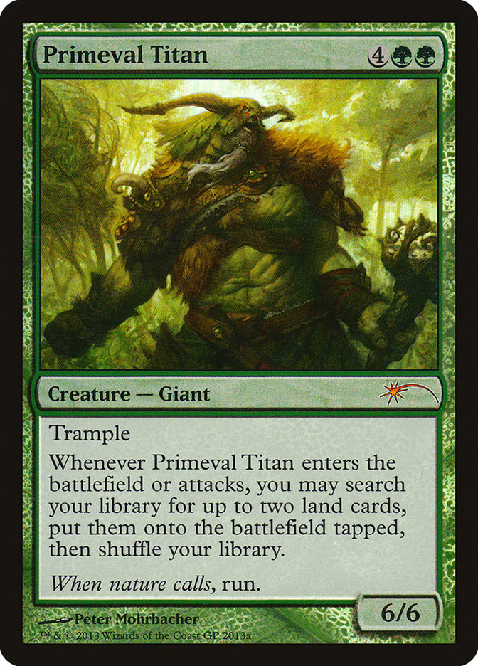 Primeval Titan (Grand Prix) [Grand Prix Promos] | Gear Gaming Fayetteville