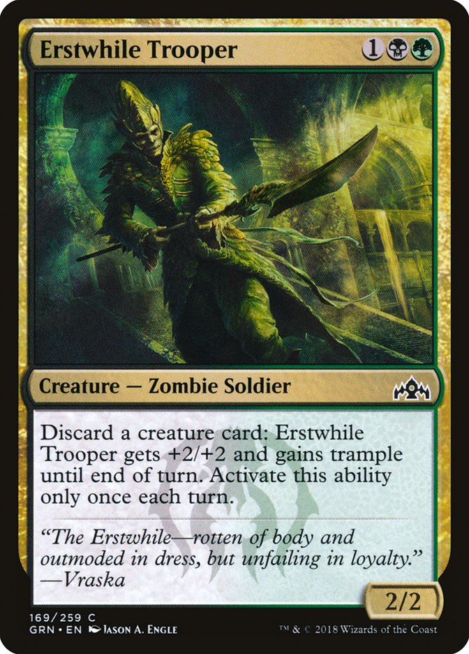 Erstwhile Trooper [Guilds of Ravnica] | Gear Gaming Fayetteville