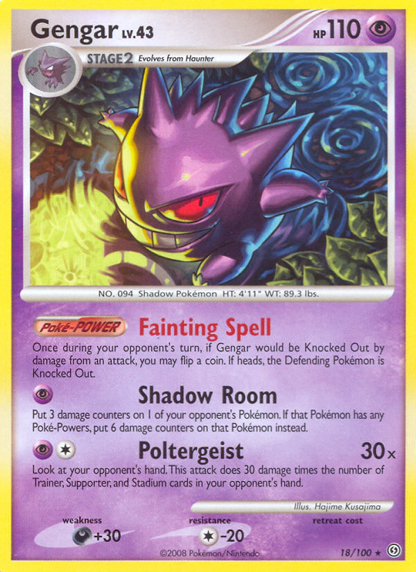 Gengar (18/100) [Diamond & Pearl: Stormfront] | Gear Gaming Fayetteville