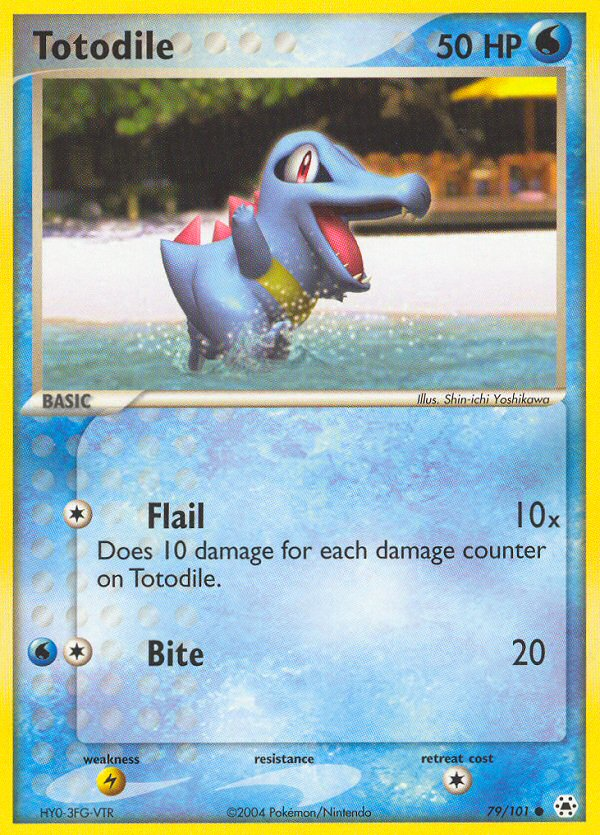 Totodile (79/101) [EX: Hidden Legends] | Gear Gaming Fayetteville