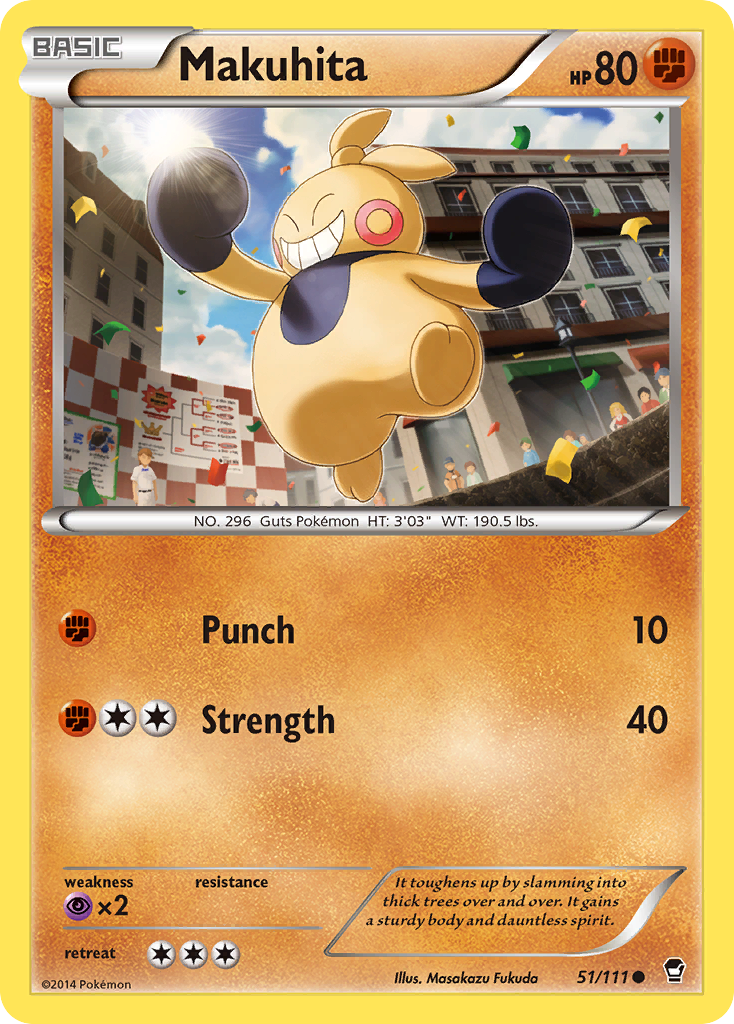 Makuhita (51/111) [XY: Furious Fists] | Gear Gaming Fayetteville