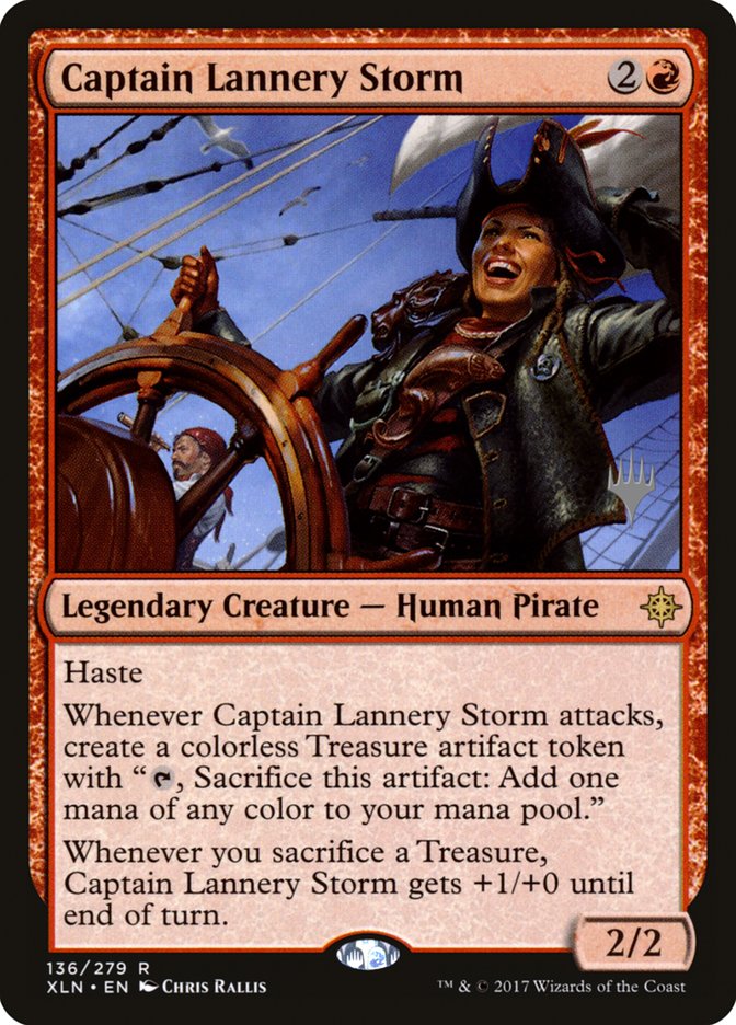 Captain Lannery Storm (Promo Pack) [Ixalan Promos] | Gear Gaming Fayetteville