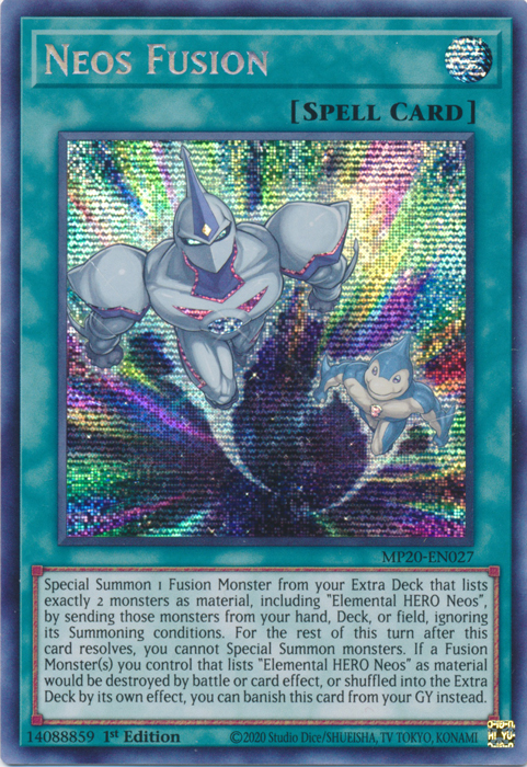 Neos Fusion [MP20-EN027] Prismatic Secret Rare | Gear Gaming Fayetteville