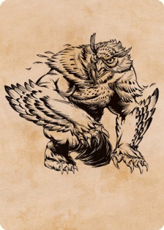 Owlbear (Showcase) Art Card [Dungeons & Dragons: Adventures in the Forgotten Realms Art Series] | Gear Gaming Fayetteville