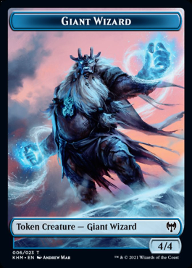 Giant Wizard Token [Kaldheim Tokens] | Gear Gaming Fayetteville