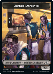 Zombie Employee // Treasure (013) Double-Sided Token [Unfinity Tokens] | Gear Gaming Fayetteville