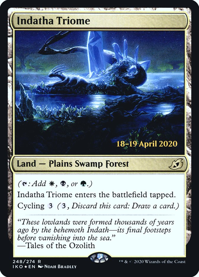 Indatha Triome [Ikoria: Lair of Behemoths Prerelease Promos] | Gear Gaming Fayetteville