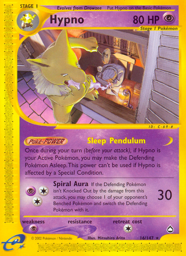 Hypno (16/147) [Aquapolis] | Gear Gaming Fayetteville