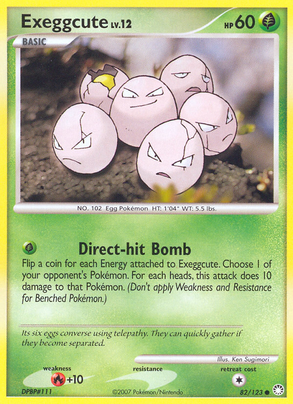 Exeggcute (82/123) [Diamond & Pearl: Mysterious Treasures] | Gear Gaming Fayetteville