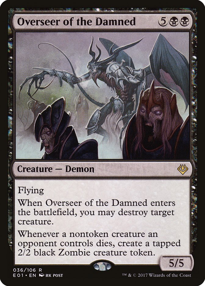 Overseer of the Damned [Archenemy: Nicol Bolas] | Gear Gaming Fayetteville