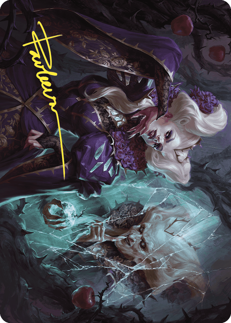 Conceited Witch Art Card (Gold-Stamped Signature) [Wilds of Eldraine Art Series] | Gear Gaming Fayetteville