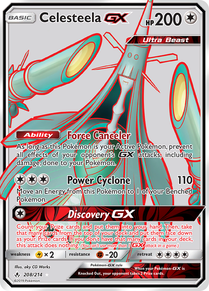 Celesteela GX (208/214) [Sun & Moon: Unbroken Bonds] | Gear Gaming Fayetteville