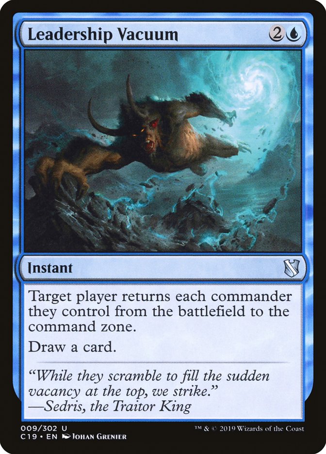 Leadership Vacuum [Commander 2019] | Gear Gaming Fayetteville