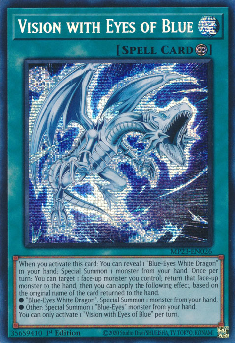 Vision with Eyes of Blue [MP23-EN026] Prismatic Secret Rare | Gear Gaming Fayetteville