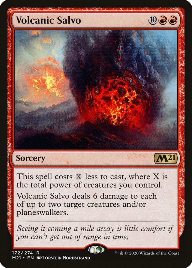 Volcanic Salvo [Core Set 2021] | Gear Gaming Fayetteville