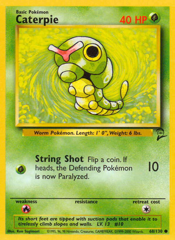 Caterpie (68/130) [Base Set 2] | Gear Gaming Fayetteville