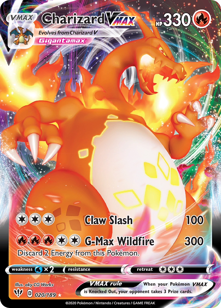 Charizard VMAX (020/189) [Sword & Shield: Darkness Ablaze] | Gear Gaming Fayetteville