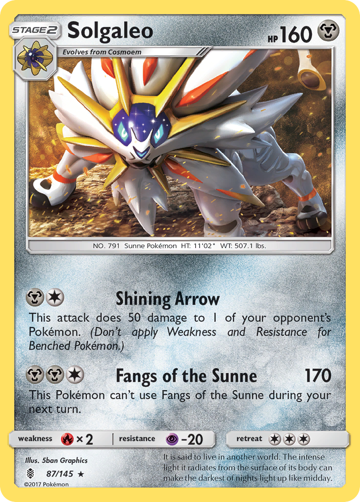 Solgaleo (87/145) [Sun & Moon: Guardians Rising] | Gear Gaming Fayetteville