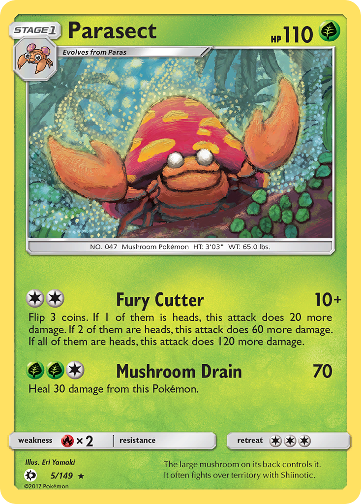 Parasect (5/149) [Sun & Moon: Base Set] | Gear Gaming Fayetteville
