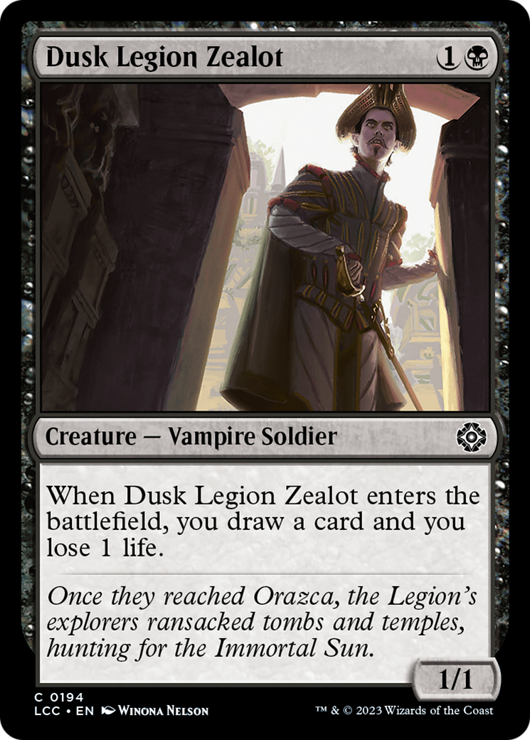 Dusk Legion Zealot [The Lost Caverns of Ixalan Commander] | Gear Gaming Fayetteville