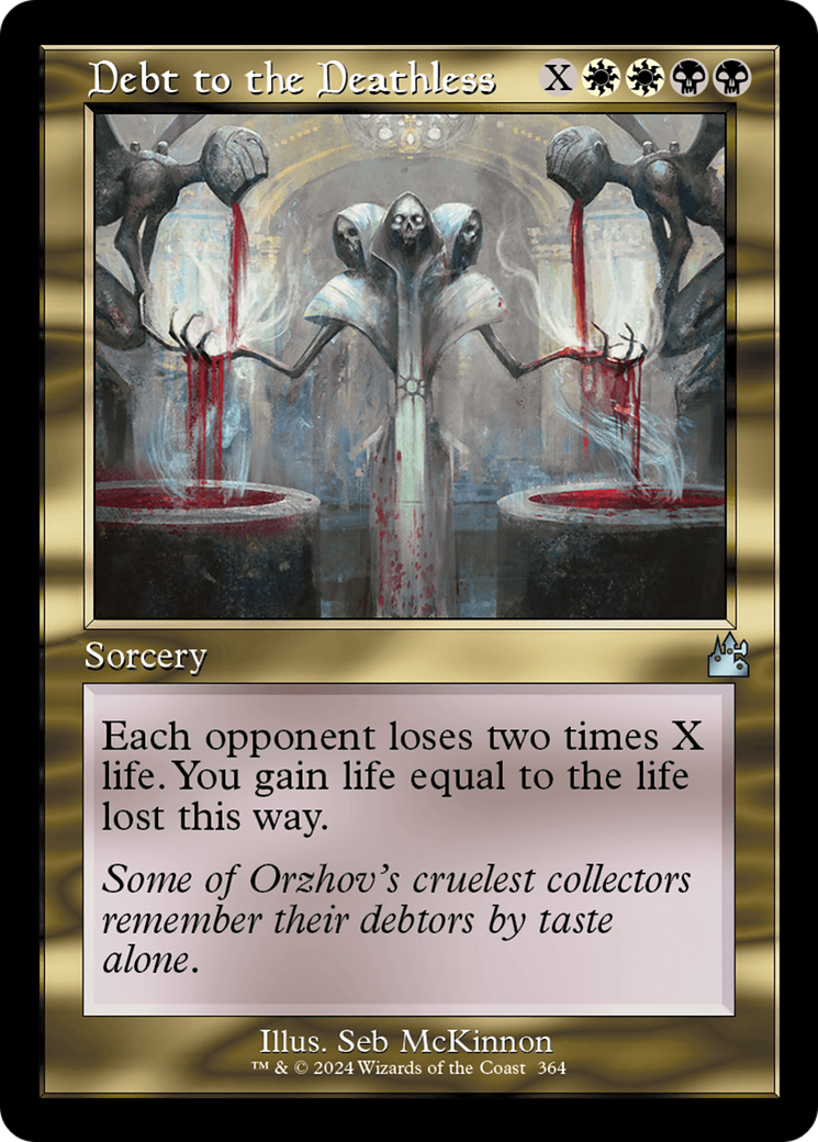 Debt to the Deathless (Retro Frame) [Ravnica Remastered] | Gear Gaming Fayetteville