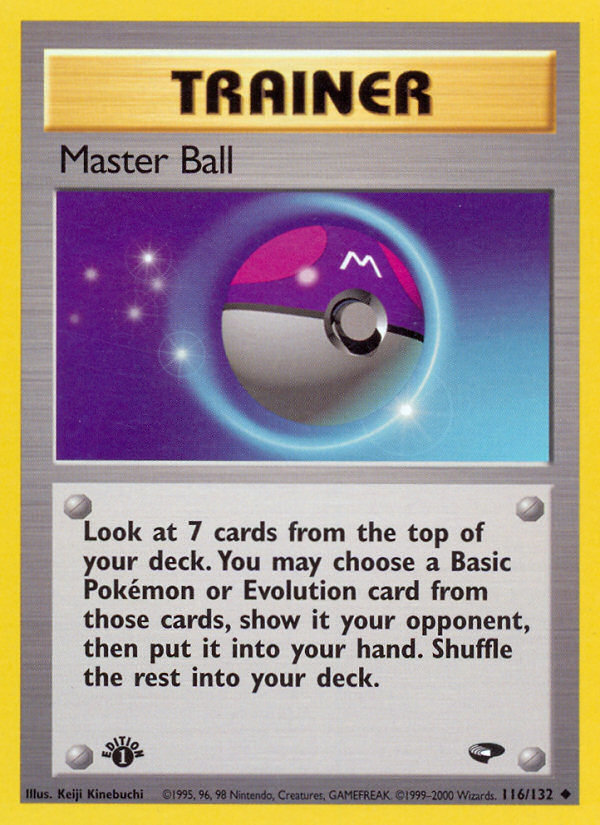 Master Ball (116/132) [Gym Challenge 1st Edition] | Gear Gaming Fayetteville