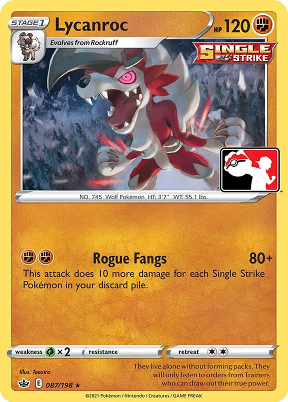 Lycanroc (087/198) [Prize Pack Series One] | Gear Gaming Fayetteville