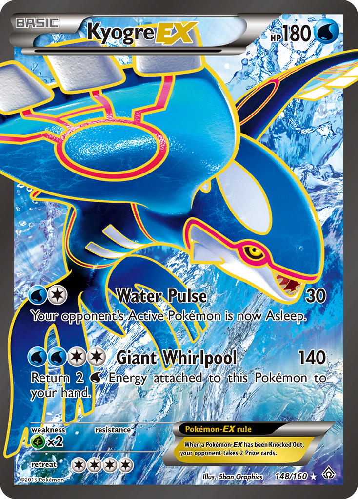 Kyogre EX (148/160) [XY: Primal Clash] | Gear Gaming Fayetteville